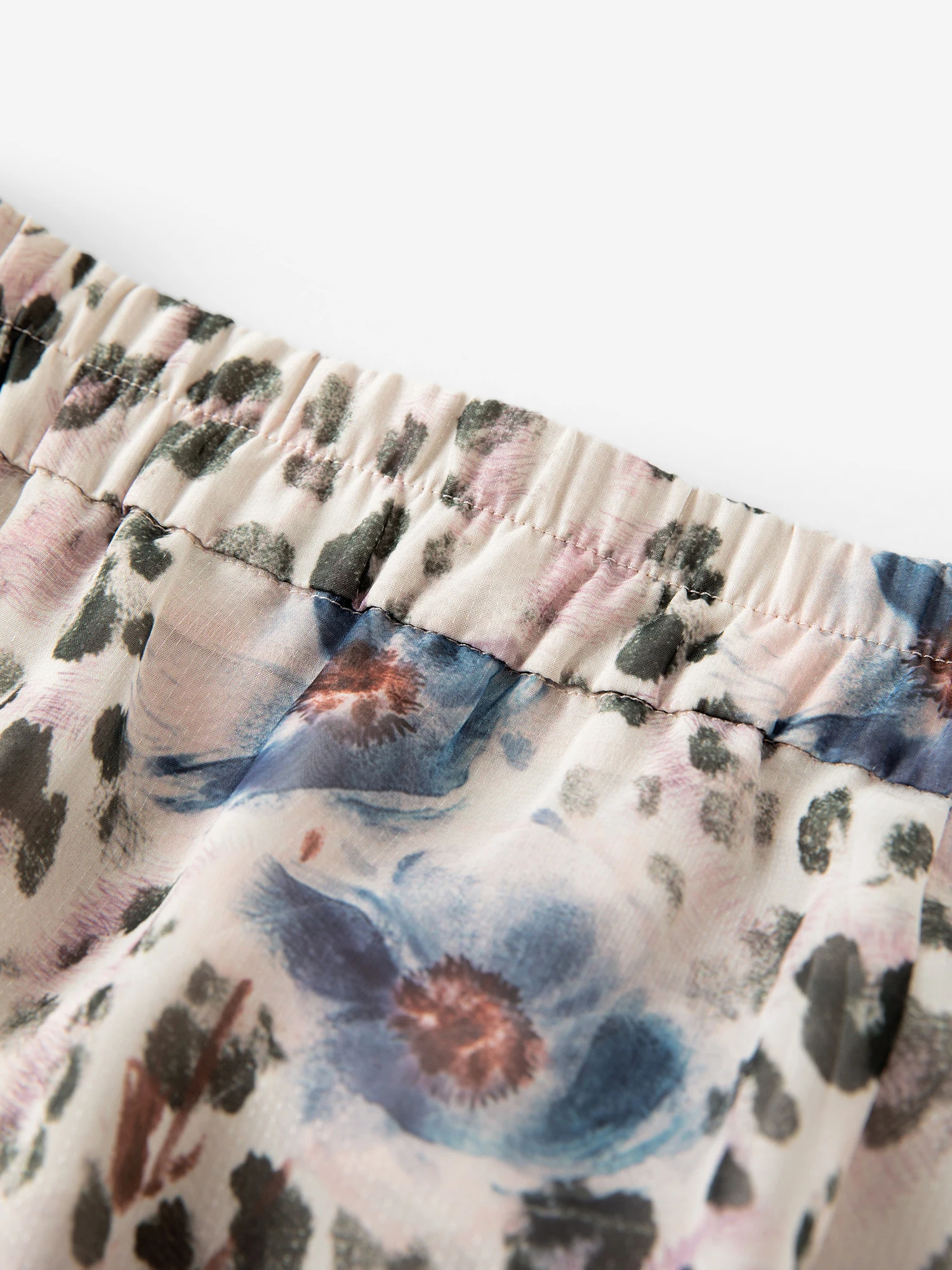 DUSHU 2026 Autumn Leopard Print Ruffled Midi Skirt Women Custom A-Line Chiffon Half Skirt Elegant Casual Skirt Special Irregular