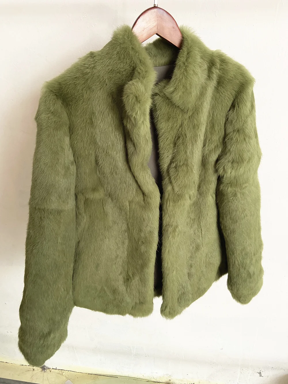 Natural Rabbit Fur Coat Women Winter Jacket Real Leather And Fur Bolero Women's Clothing Female Outerwears With 2025 Black Cold