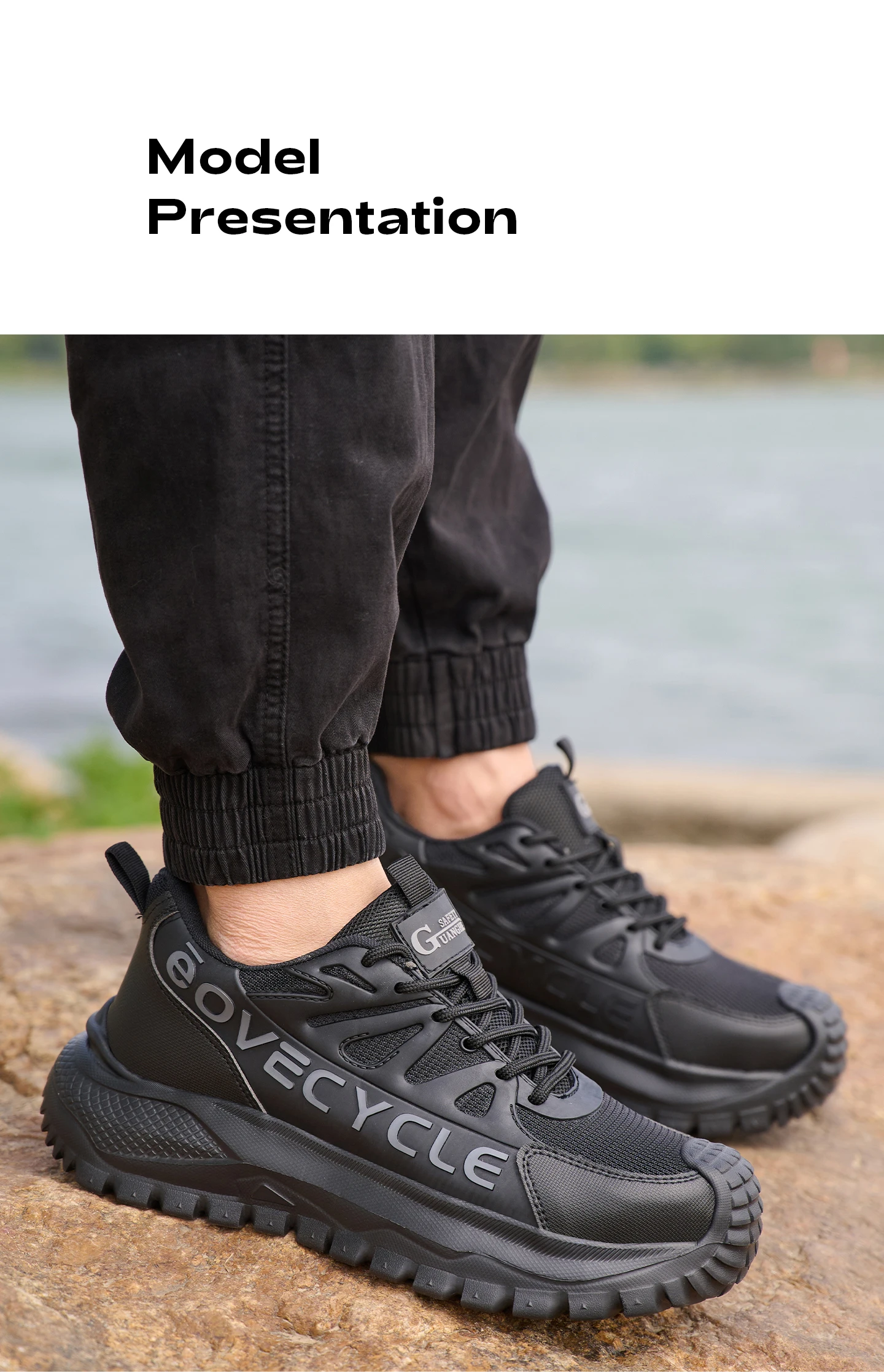 Fashion Work Safety Shoes Men Work Sneakers Anti-smash Anti-Puncture Indestructible Shoes Security Boots Non-slip Men Boots