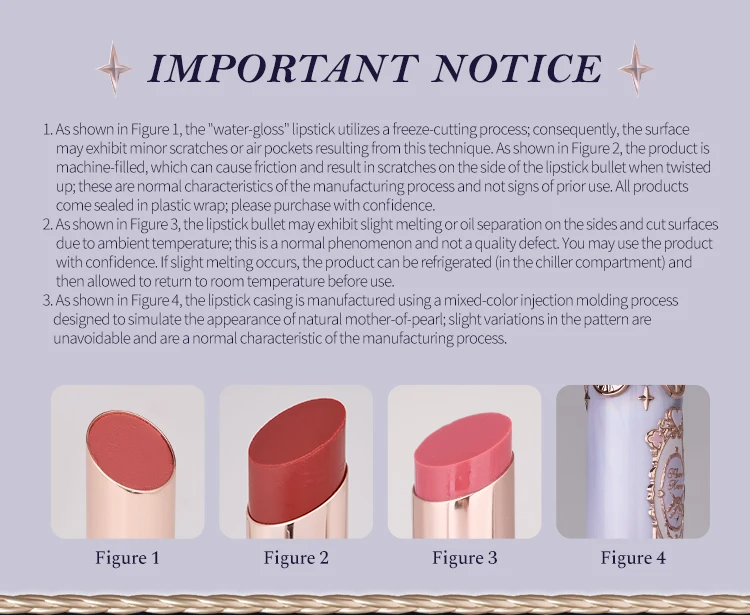 Flower Knows Knight Unicorn Collection Glazed Lipstick