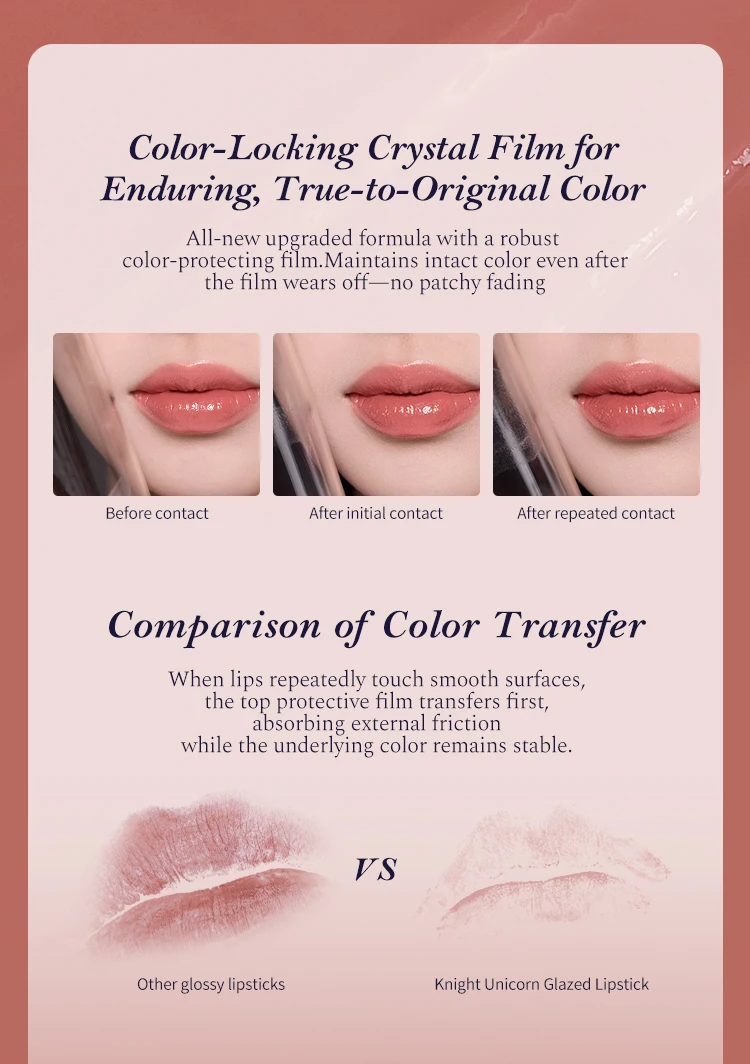 Flower Knows Knight Unicorn Collection Glazed Lipstick