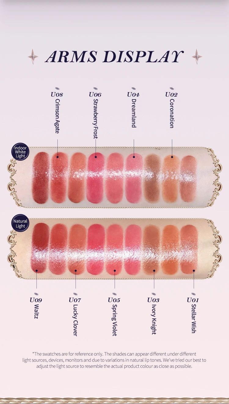 Flower Knows Knight Unicorn Collection Glazed Lipstick