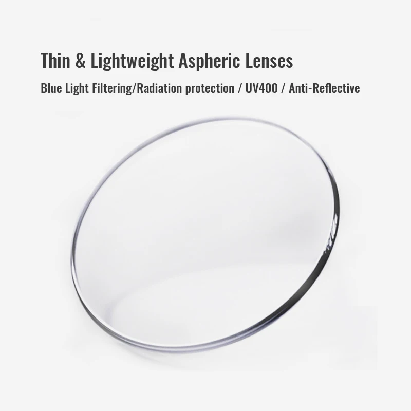 Toketorism Anti Blue Light Lenses Resin Aspheric Glasses Lens Prescription Computer Glasses