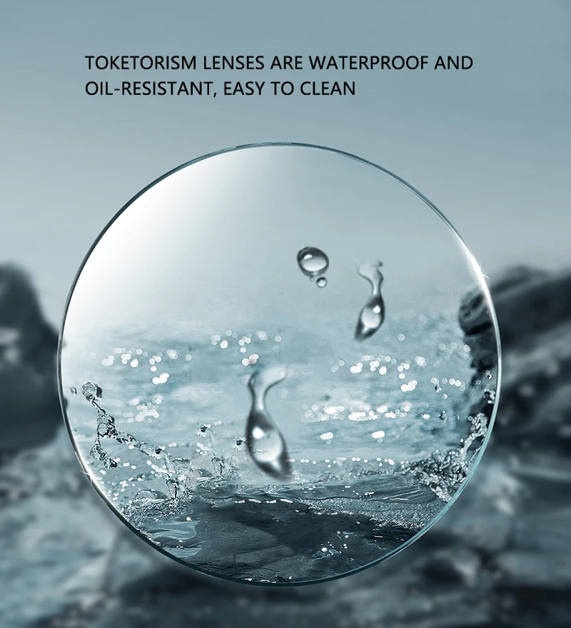 Toketorism Anti Blue Light Lenses Resin Aspheric Glasses Lens Prescription Computer Glasses
