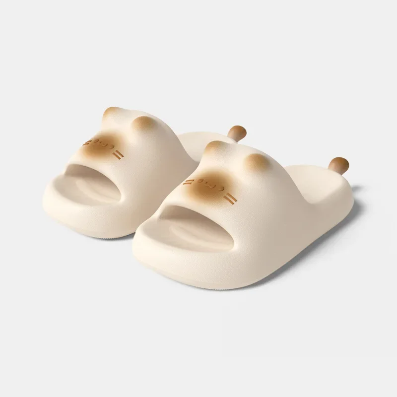 New Cat Paw Mary Jane Shoes Women Adjustable Strap EVA Non-Slip Slipper Woman Gradient Kitten Claw Sandals Garden Mules Clogs