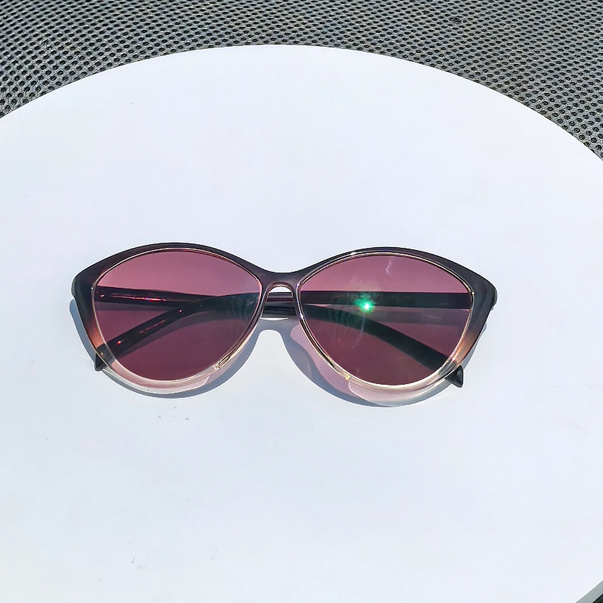 SHINU FL-41 Migraine Glasses FL41 Tinted Glasses Block 480-520nm Blue Green Light Anti Photophobia Tint Color Sunglasses Women