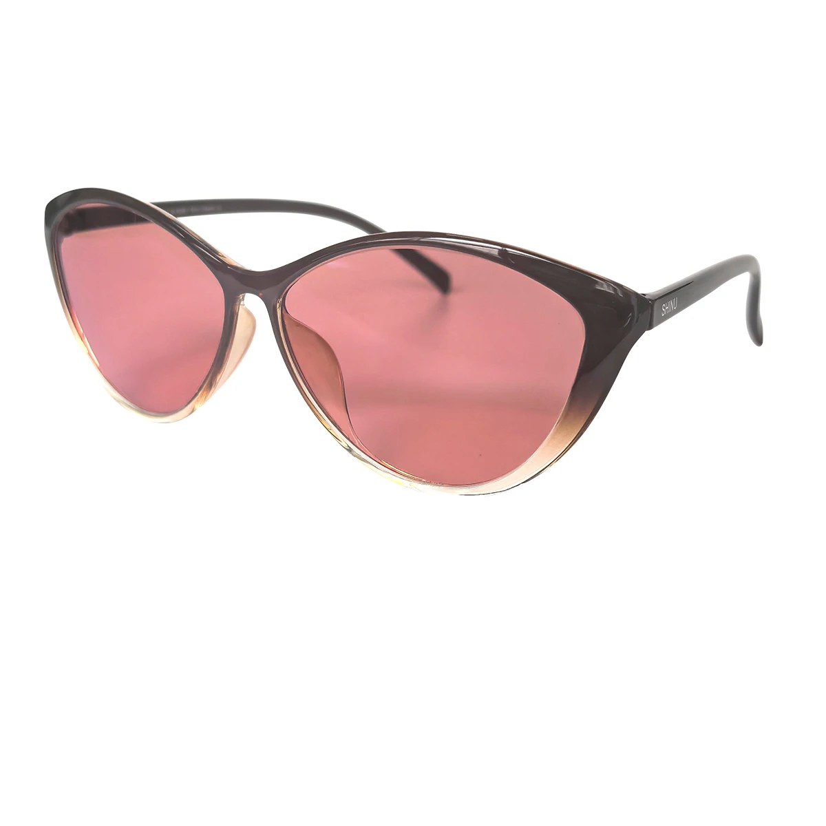 SHINU FL-41 Migraine Glasses FL41 Tinted Glasses Block 480-520nm Blue Green Light Anti Photophobia Tint Color Sunglasses Women