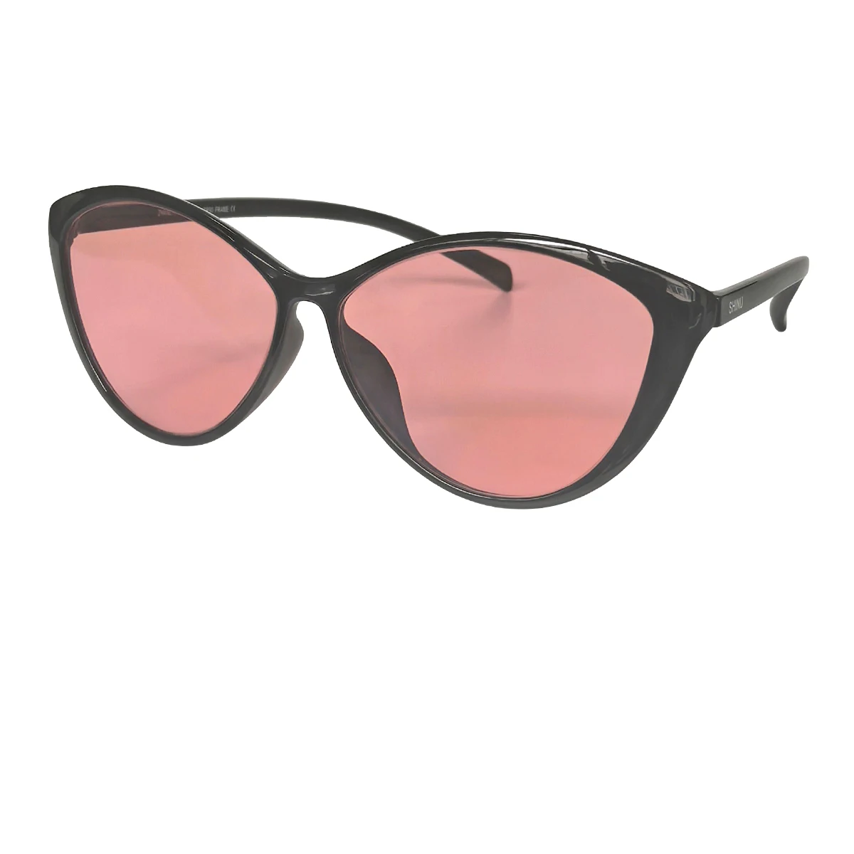 SHINU FL-41 Migraine Glasses FL41 Tinted Glasses Block 480-520nm Blue Green Light Anti Photophobia Tint Color Sunglasses Women
