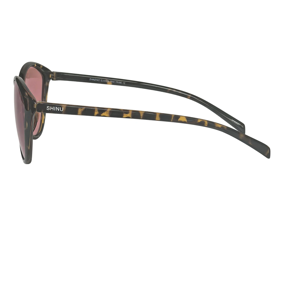 SHINU FL-41 Migraine Glasses FL41 Tinted Glasses Block 480-520nm Blue Green Light Anti Photophobia Tint Color Sunglasses Women