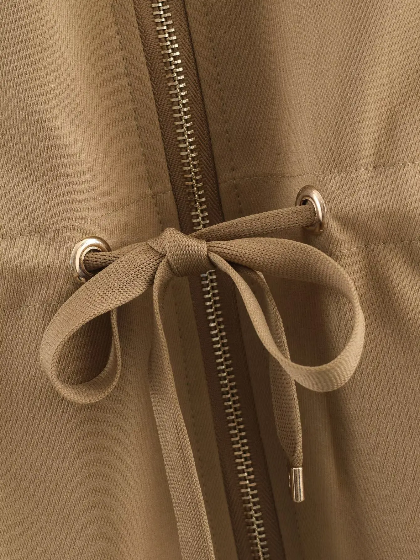 HH Female Causal Pants Suits Long Sleeves Solid Zipper Bomber Jackets+Drawstring Pants Autumn Fashion Safari Wear Khaki Set