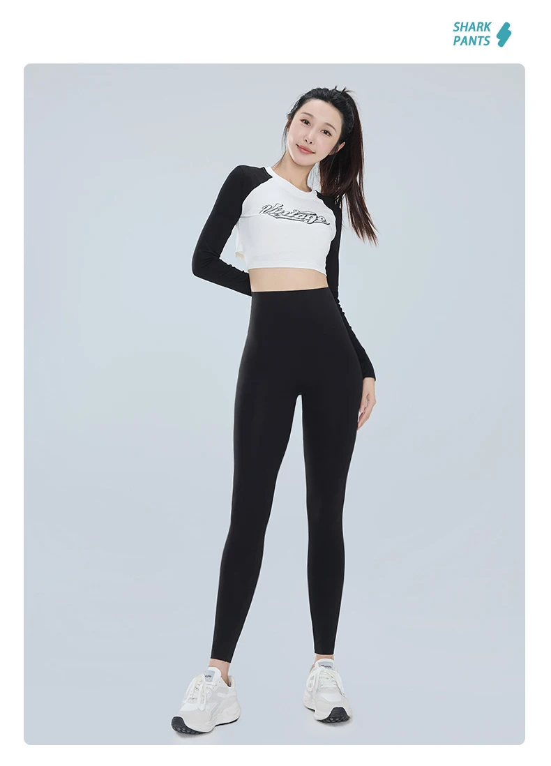 BIVIGAOS Summer Ultra Thin Sunscreen Sharkskin Leggings Women High Waist Elastic Seamless Sexy Tight Transparent Sports Leggings