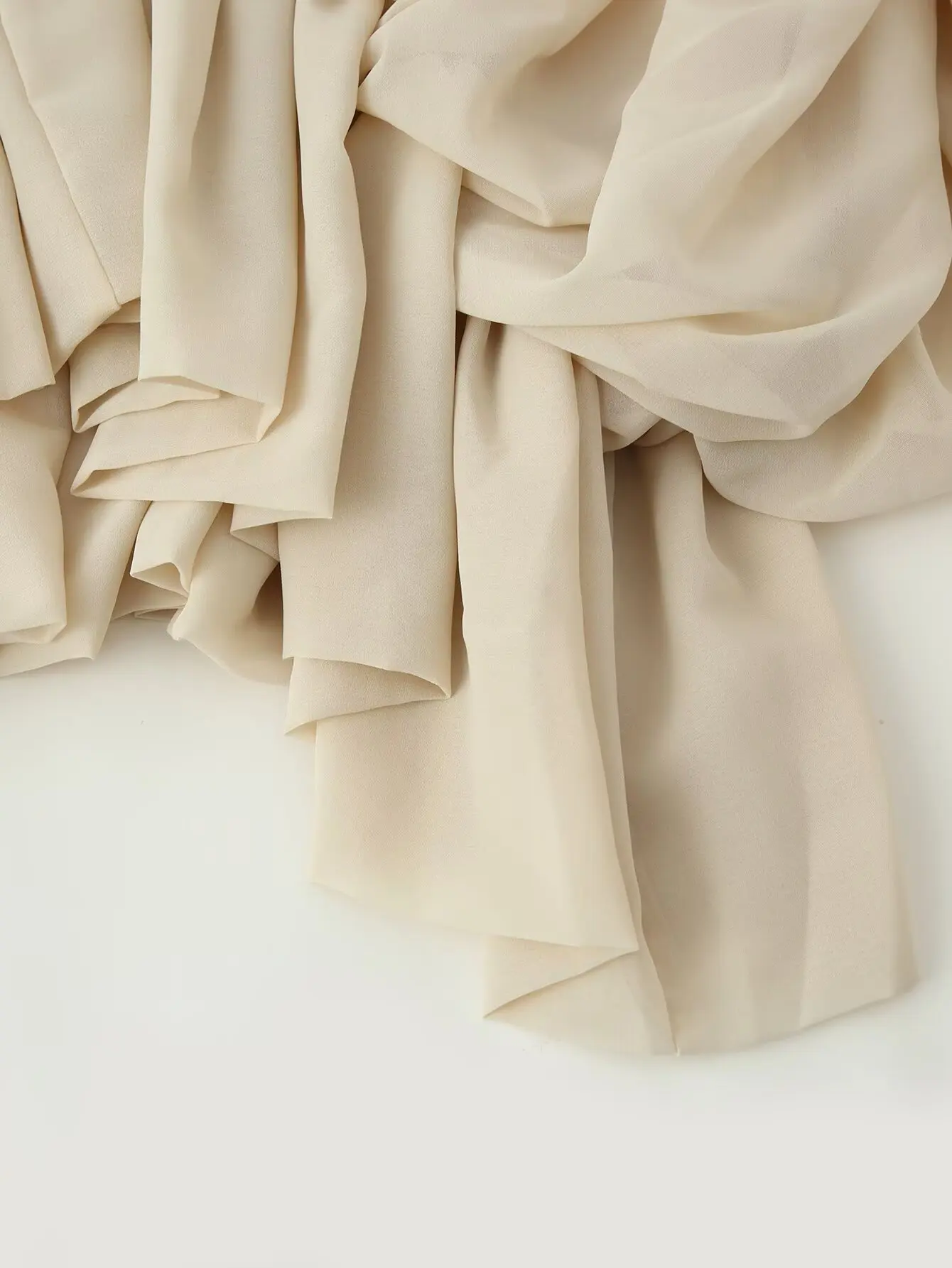 KLKXMYT Elegant Cascading Pleated Asymmetry Blouse Women Loose Chic Batwing Sleeve V Neck Tops 2026 Summer Lady New Blouses 