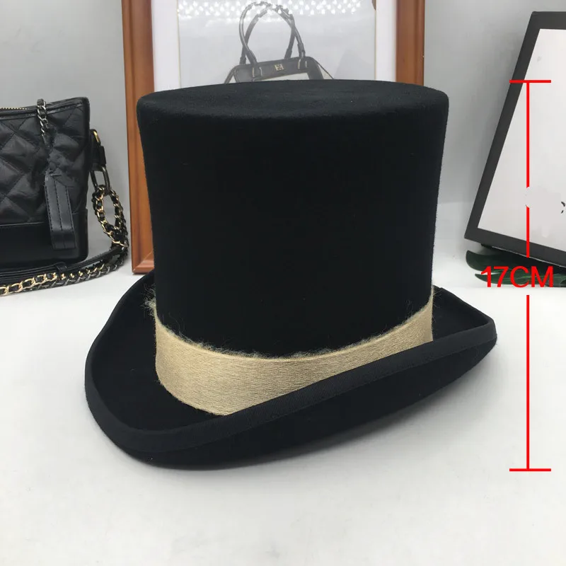 British wind in Europe and the gentleman cap stage performance top hat retro fashion and personality President hat cap