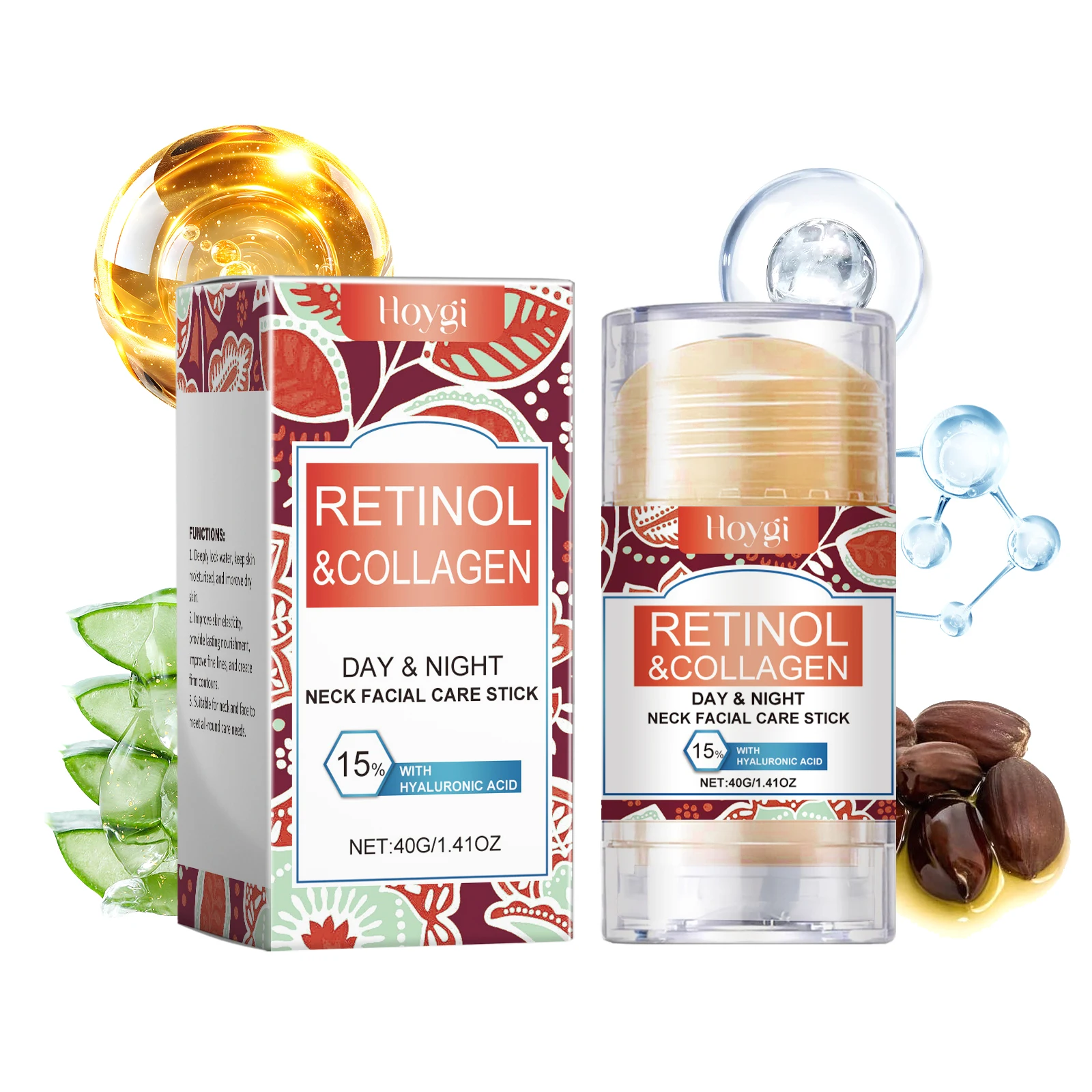 Copper Peptide Revitalizing and Repairing Face Cream Retinol Tightening, Light Lines, Relaxation and Face Breaking Care Product