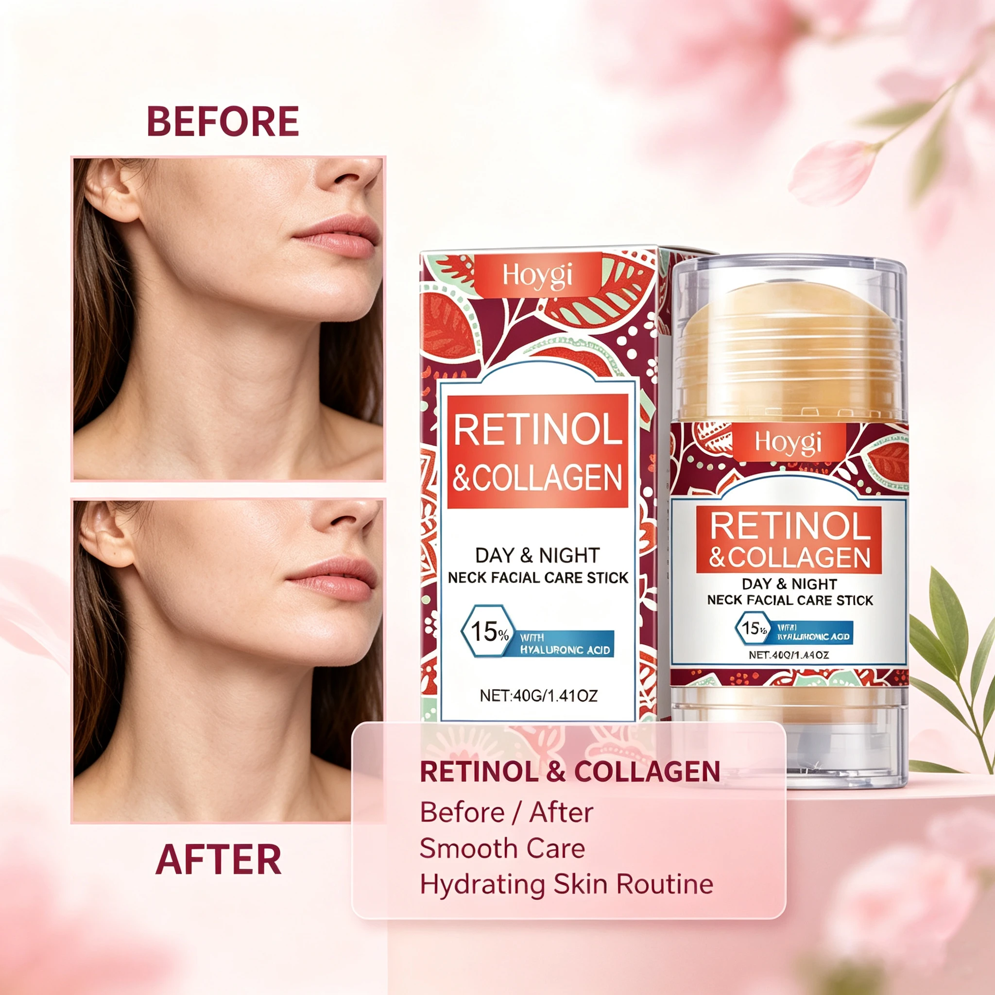 Copper Peptide Revitalizing and Repairing Face Cream Retinol Tightening, Light Lines, Relaxation and Face Breaking Care Product