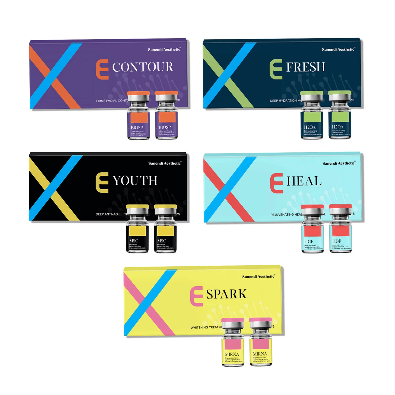 SANENDI Korean Skin Booster exoserises Skin Care Serum For Facial Hydration Miosturezing Home Care Essence