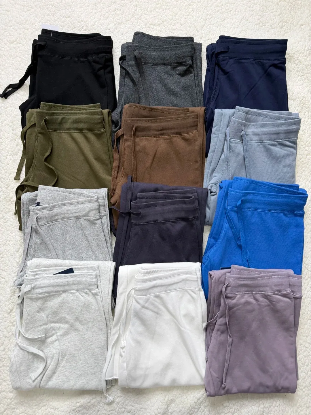 Sweet Solid Drawstring Joggers Sweatpants Women Spring Casual High Waist Wide Leg Pants Vintage Streetwear Loose Trousers