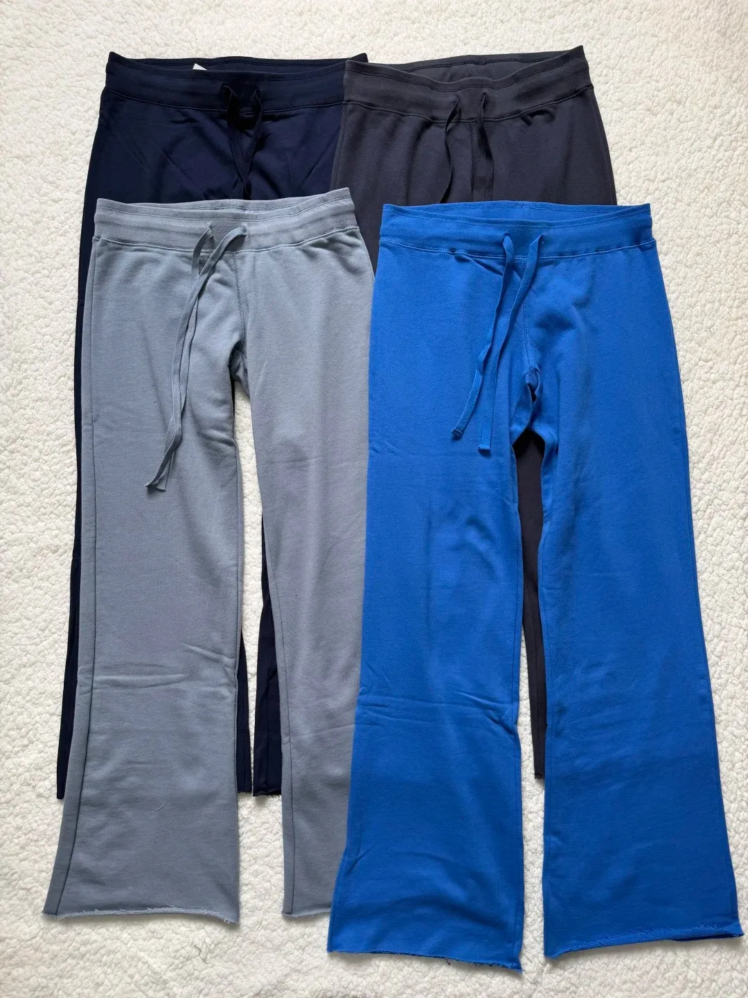 Sweet Solid Drawstring Joggers Sweatpants Women Spring Casual High Waist Wide Leg Pants Vintage Streetwear Loose Trousers