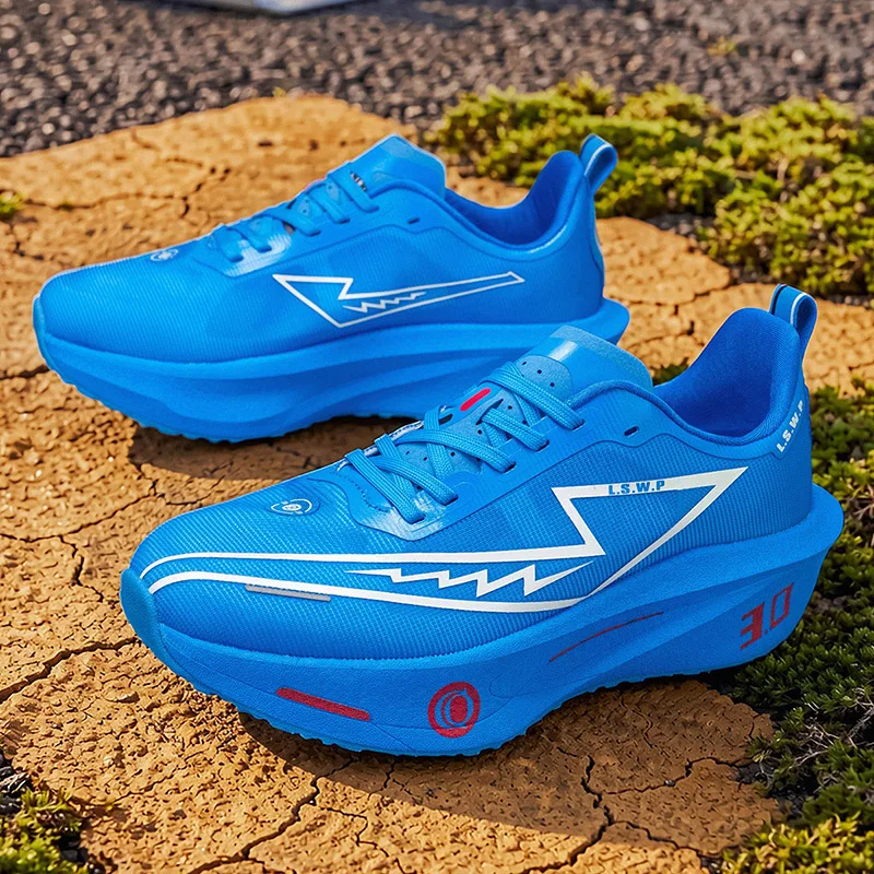 Men's Casual Sports Shoes, Soft-Soled Road Running Shoes, Lightweight, Breathable, Non-Slip, Wear-Resistant, Trendy and Versatile Daily Jogging Sneakers