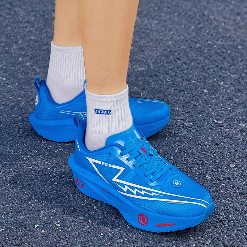 Men's Casual Sports Shoes, Soft-Soled Road Running Shoes, Lightweight, Breathable, Non-Slip, Wear-Resistant, Trendy and Versatile Daily Jogging Sneakers