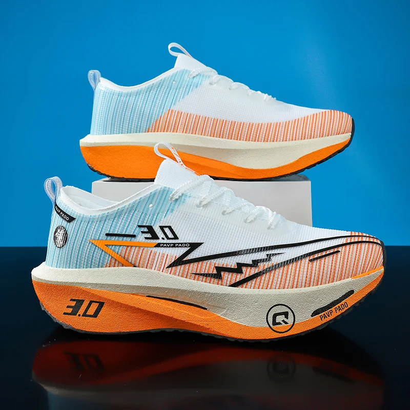 Men Running Shoes Marathon Carbon Board Speciality Sports Breathable Lightweight Women's Comfortable Athletic Sneakers New