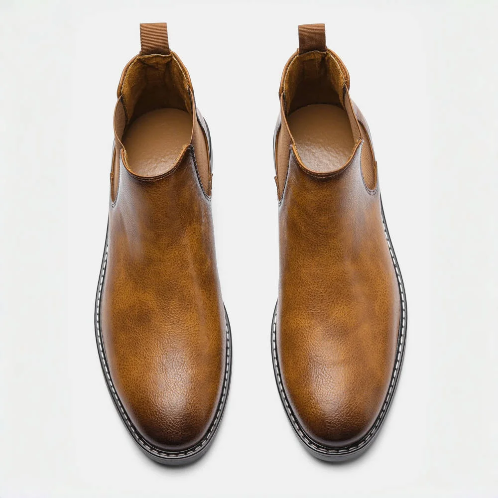 40~46 Men Chelsea Boots Brand Retro Comfortable 2024 Fashion Men Boots #KD5241