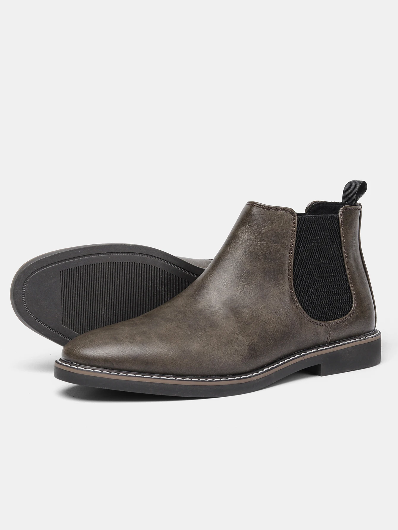 40~46 Men Chelsea Boots Brand Retro Comfortable 2024 Fashion Men Boots #KD5241