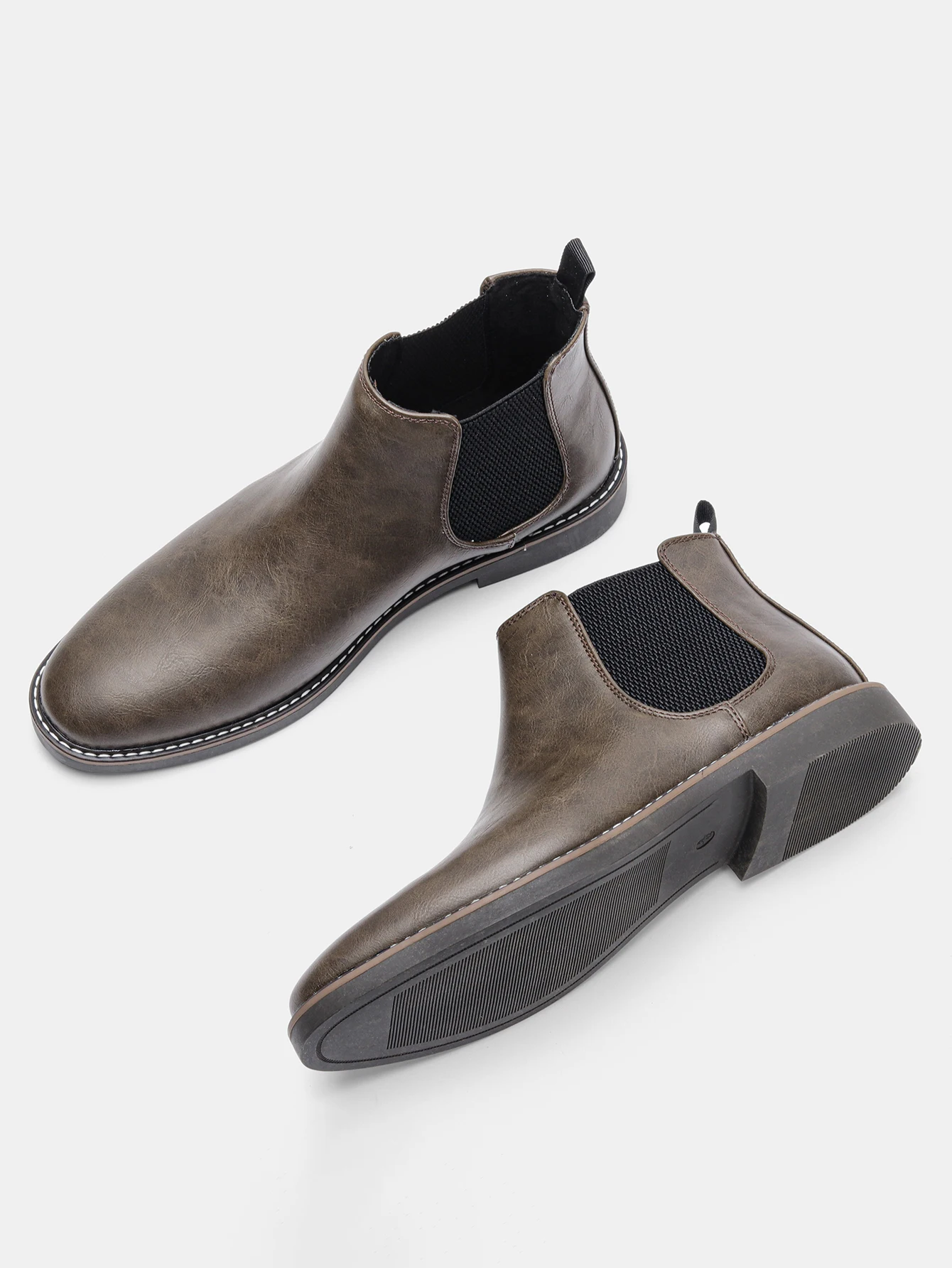 40~46 Men Chelsea Boots Brand Retro Comfortable 2024 Fashion Men Boots #KD5241