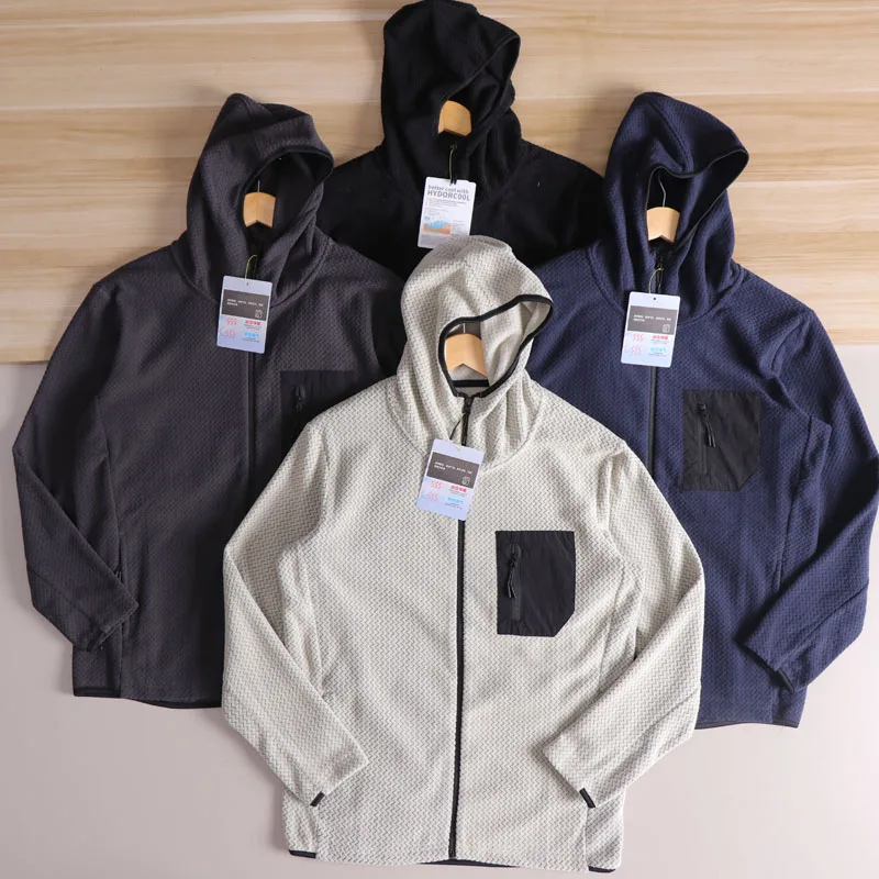 2026 Outdoor R1, Rock Climbing, Hiking, Camping, Fishing, Mountain Climbing, Traveling, Sports Hoodie with A Hood and A Jacket