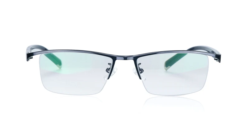 New Design Photochromic Reading Glasses Men Half Rim Titanium alloy Presbyopia Eyeglasses sunglasses discoloration with diopters