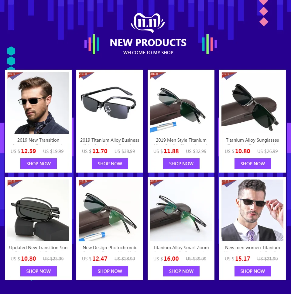 New Design Photochromic Reading Glasses Men Half Rim Titanium alloy Presbyopia Eyeglasses sunglasses discoloration with diopters