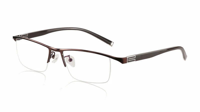 New Design Photochromic Reading Glasses Men Half Rim Titanium alloy Presbyopia Eyeglasses sunglasses discoloration with diopters