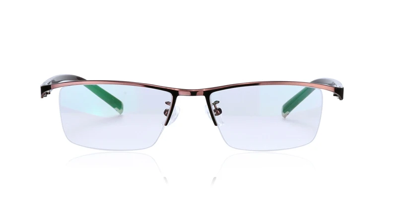 New Design Photochromic Reading Glasses Men Half Rim Titanium alloy Presbyopia Eyeglasses sunglasses discoloration with diopters