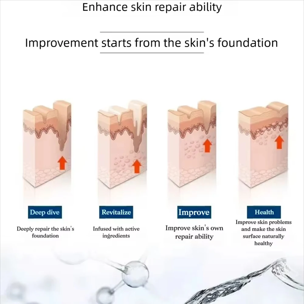 High Quality 100mg Korea Freeze-Dried Facial Skin Booster Serum Sensitive Skin Repair Hydrating Firming Skin Care