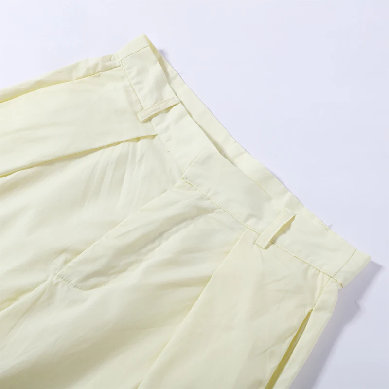 Elegant Tube Top Vest Pants Suit Women Sleeveless Sling Backless Tops Long Pleated Chic Trousers Female 2026 Summer Solid Set