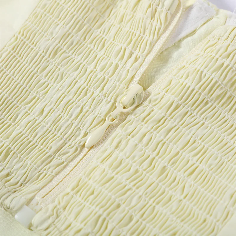 Elegant Tube Top Vest Pants Suit Women Sleeveless Sling Backless Tops Long Pleated Chic Trousers Female 2026 Summer Solid Set