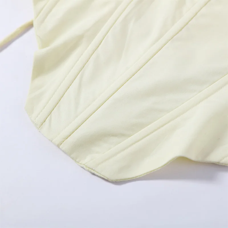 Elegant Tube Top Vest Pants Suit Women Sleeveless Sling Backless Tops Long Pleated Chic Trousers Female 2026 Summer Solid Set