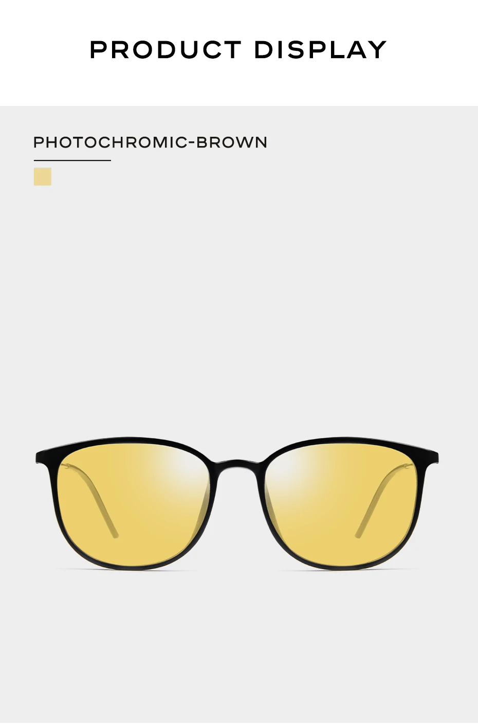CAPONI Men Sunglasses Photochromic β Titanium Leg TR Frame Vintage Outdoor Eye Glasses Night Vision Male Sun Glasses BSYS520