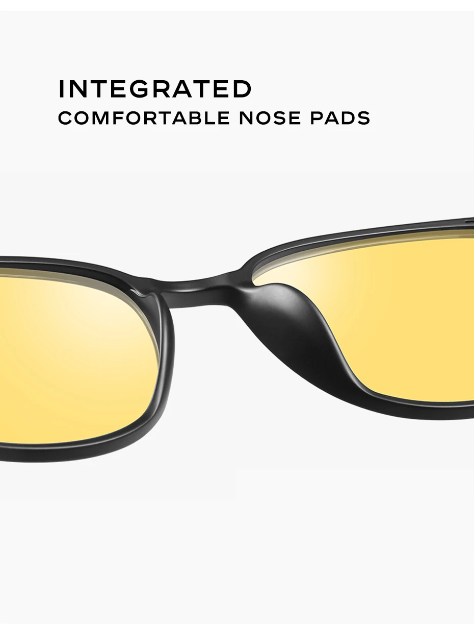 CAPONI Men Sunglasses Photochromic β Titanium Leg TR Frame Vintage Outdoor Eye Glasses Night Vision Male Sun Glasses BSYS520