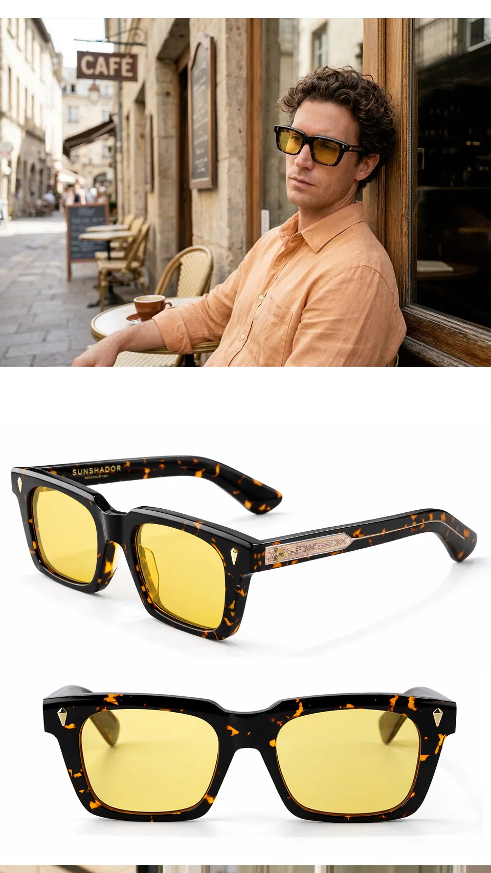 New Top Quality Eyewear Luxury Brand Designer Original Sunglasses Men Handmade Acetate Women Outdoor UV Protection Sun Glasses