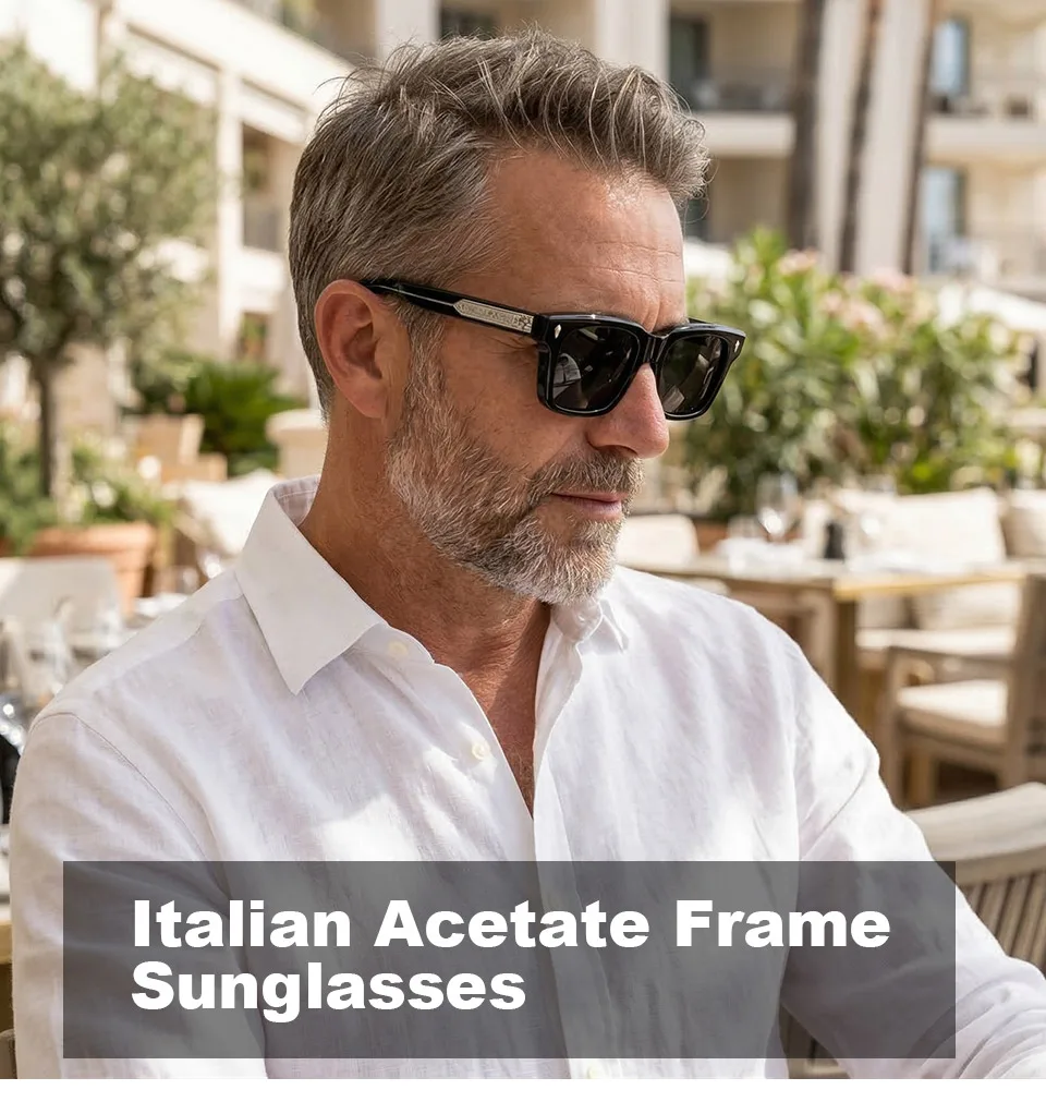 New Top Quality Eyewear Luxury Brand Designer Original Sunglasses Men Handmade Acetate Women Outdoor UV Protection Sun Glasses