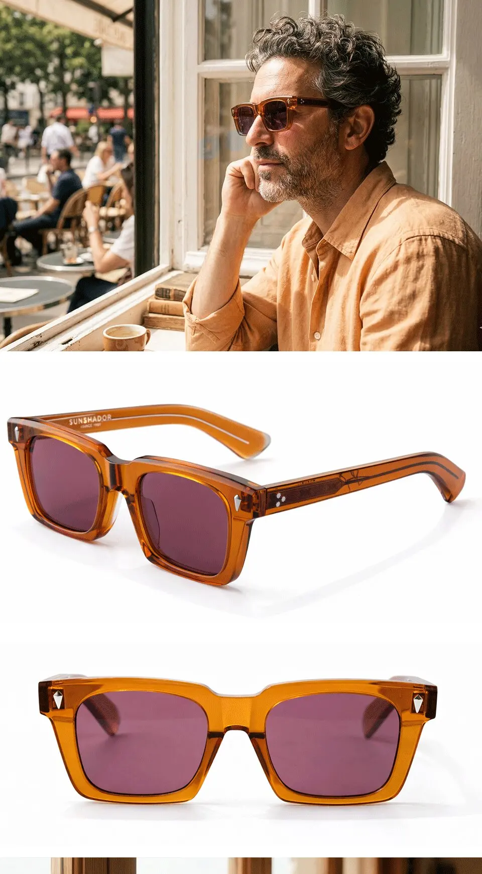 New Top Quality Eyewear Luxury Brand Designer Original Sunglasses Men Handmade Acetate Women Outdoor UV Protection Sun Glasses