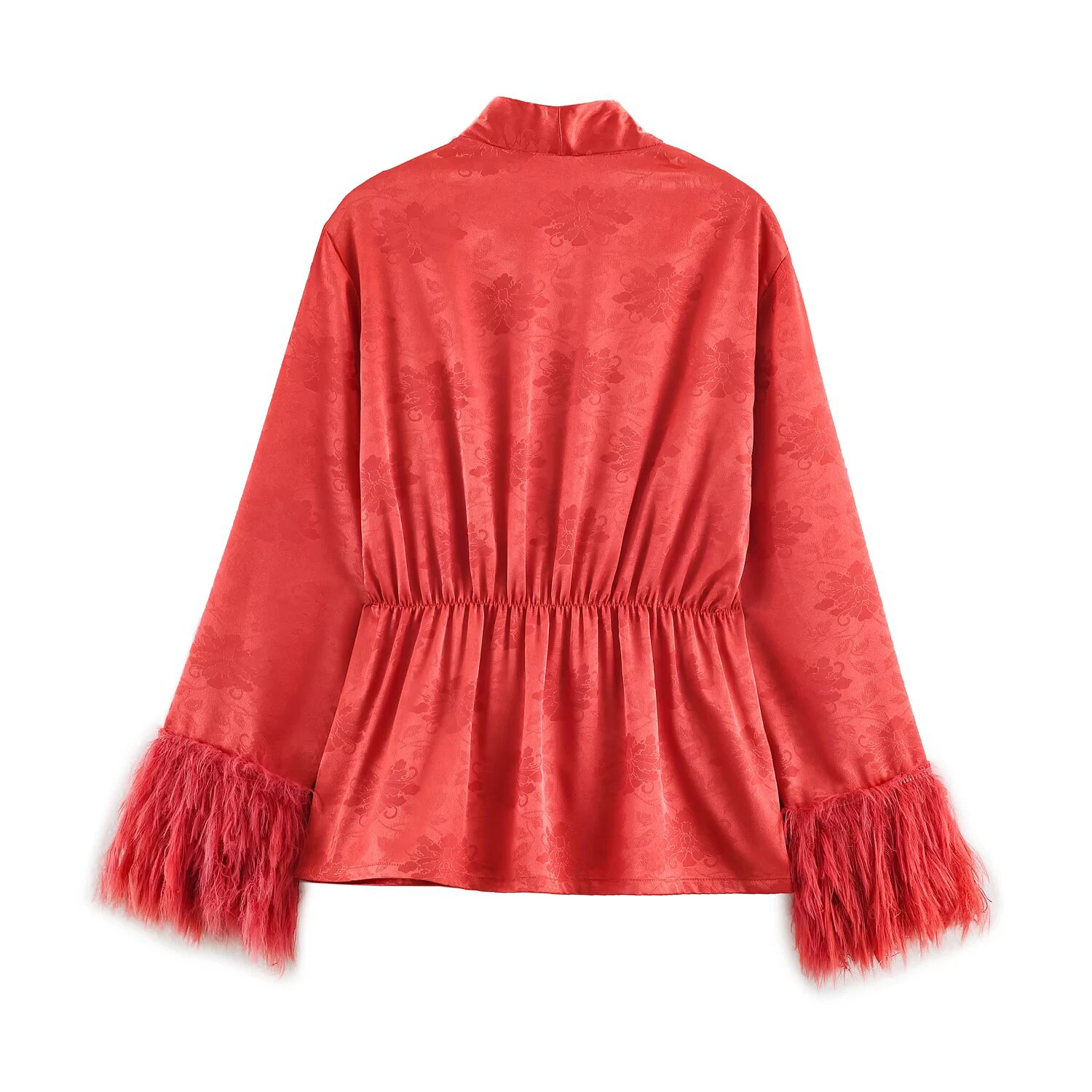 Summer New Product Women's Clothing European and American Style Long Coat Cross Collar Shirt Pants Set