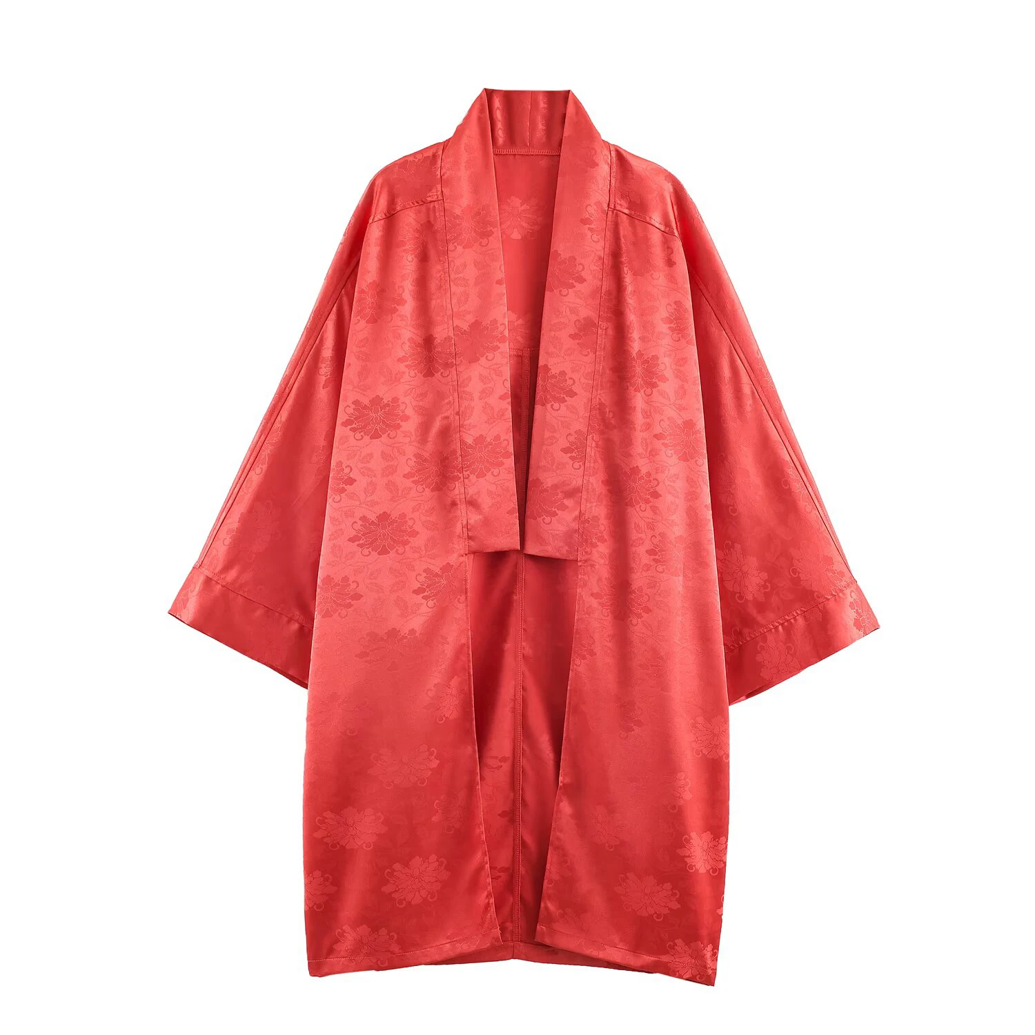 Summer New Product Women's Clothing European and American Style Long Coat Cross Collar Shirt Pants Set