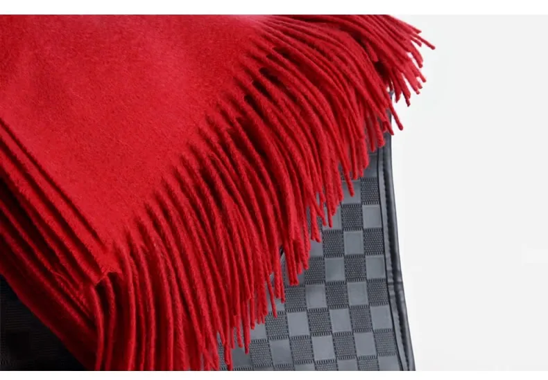 Wool Winter Scarf Women Fashion Shawl Adult Solid Scarves Luxury Autumn Shawls and Wraps  Poncho Scarfs for Ladies Unisex Wrap
