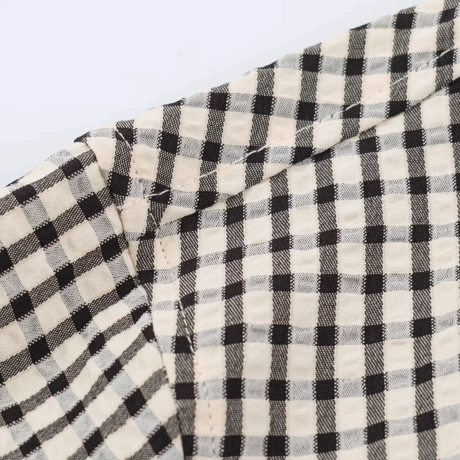 BSAY Autumn Women Plaid Er Jacket Stand Collar Zip Up Cropped Jacket Long Sleeve Elastic Hem Loose Casual Check Outerwear