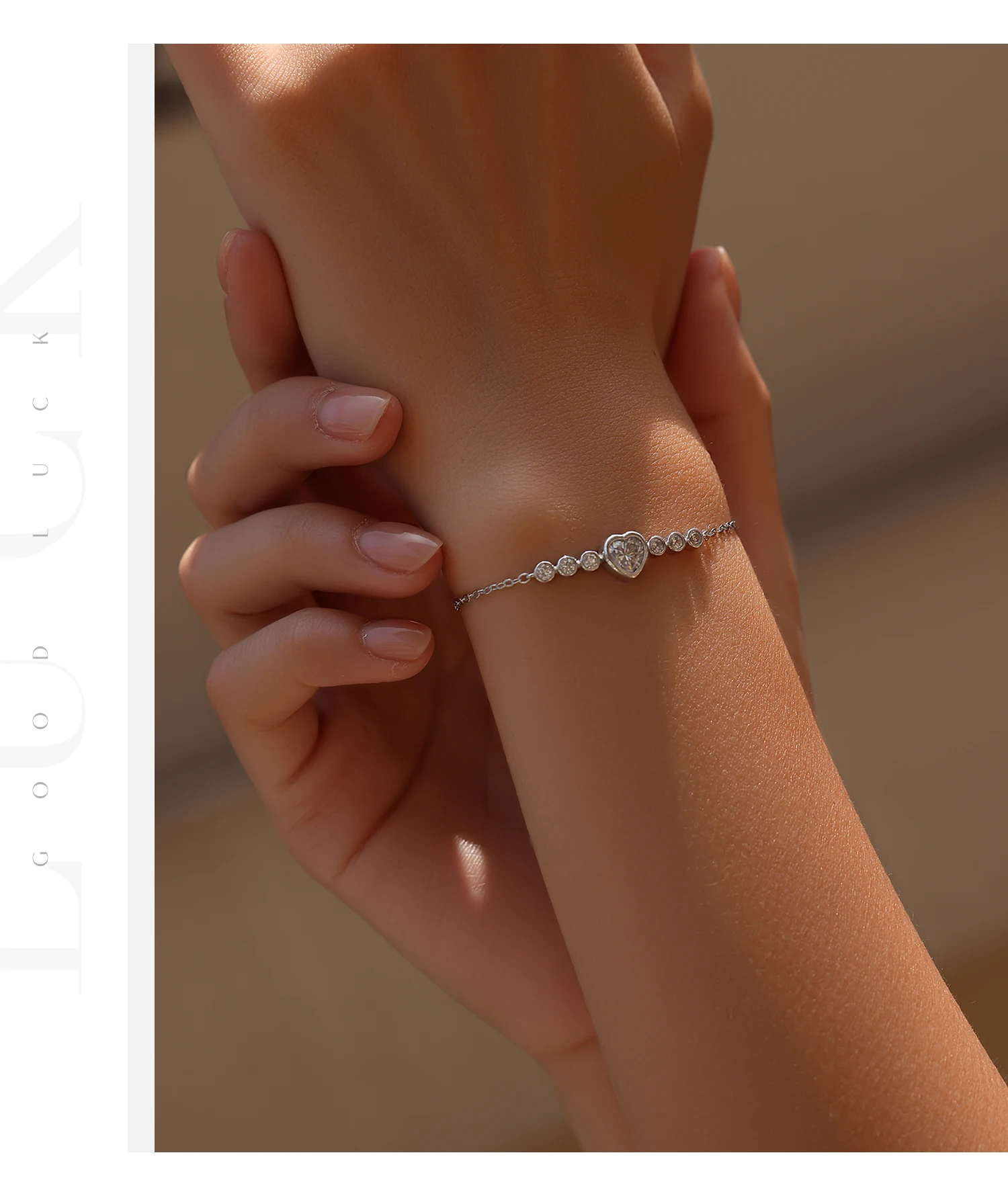 MODIAN D Color Heart Moissanite Bracelet 925 Sterling Silver Heart Lab Diamond Wrist Bracelet Wedding Fine Jewelry Gift With Box