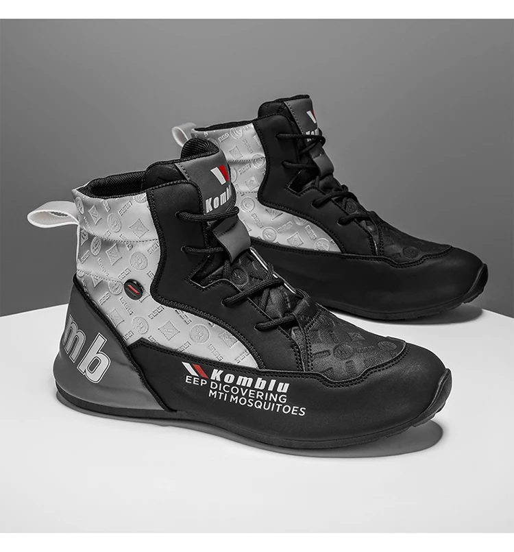 High-Top Casual Sneakers with Trendy Embossed Design, Soft and Shock-Absorbing, Versatile for Daily Commuting, Unisex Fashion Height-Increasing Sports Shoes 9