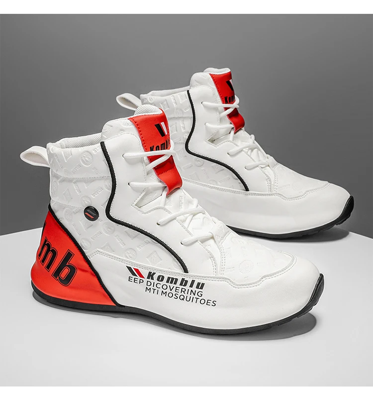 High-Top Casual Sneakers with Trendy Embossed Design, Soft and Shock-Absorbing, Versatile for Daily Commuting, Unisex Fashion Height-Increasing Sports Shoes 9