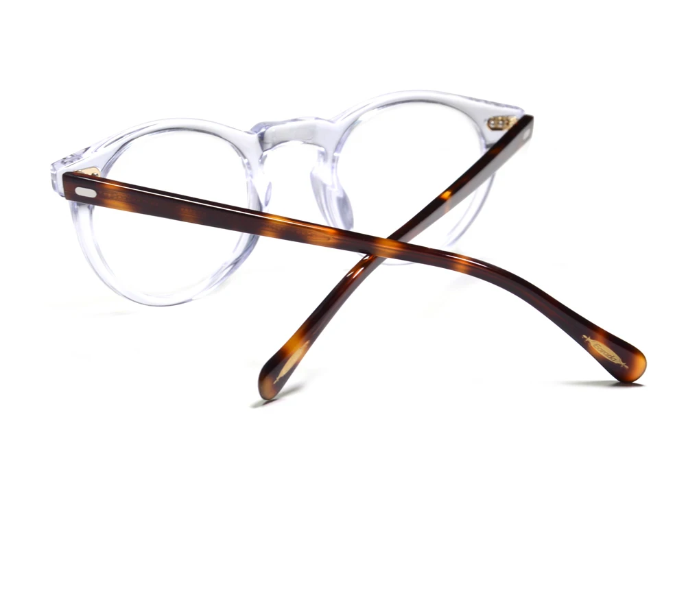 Gregory peck Glasses Frame OV5186 Mens Round Eyeglasses Vintage Round Diopter Eyeglasses for Men Women's Round Glasses Frame